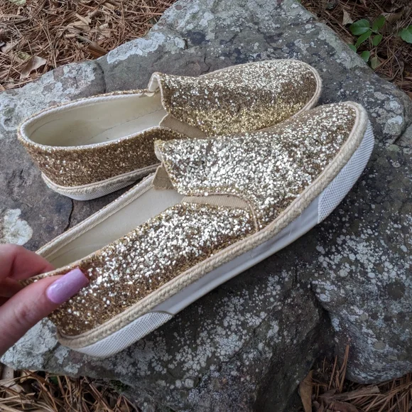 Jack Rogers glitter slip on shoes 8.5 - Picture 2 of 5